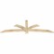 Ekena Millwork Davenport Rough Sawn Timber Gable Bracket, Douglas Fir, 84"W x 28"H x 2"D x 4"F, 8/12 Pitch GBW084X28X0204DAV00RDF - alternate 5